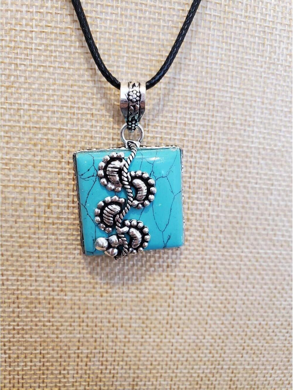 925 turquoise necklace - Picture 3 of 7